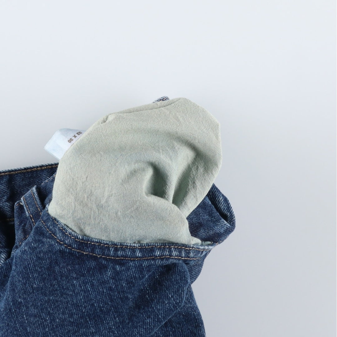 Dickies denim painter pants for men, equivalent to W35 cotton blue type Vintage Second Hand