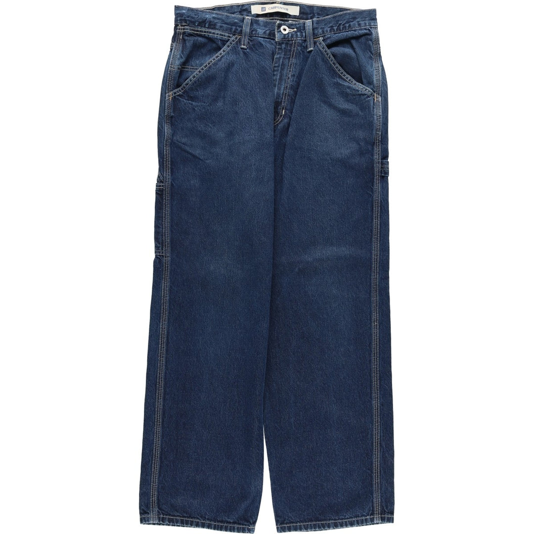 GAP CARPENTER denim painter pants, men's size W32 (approx.) cotton blue type Vintage Second Hand