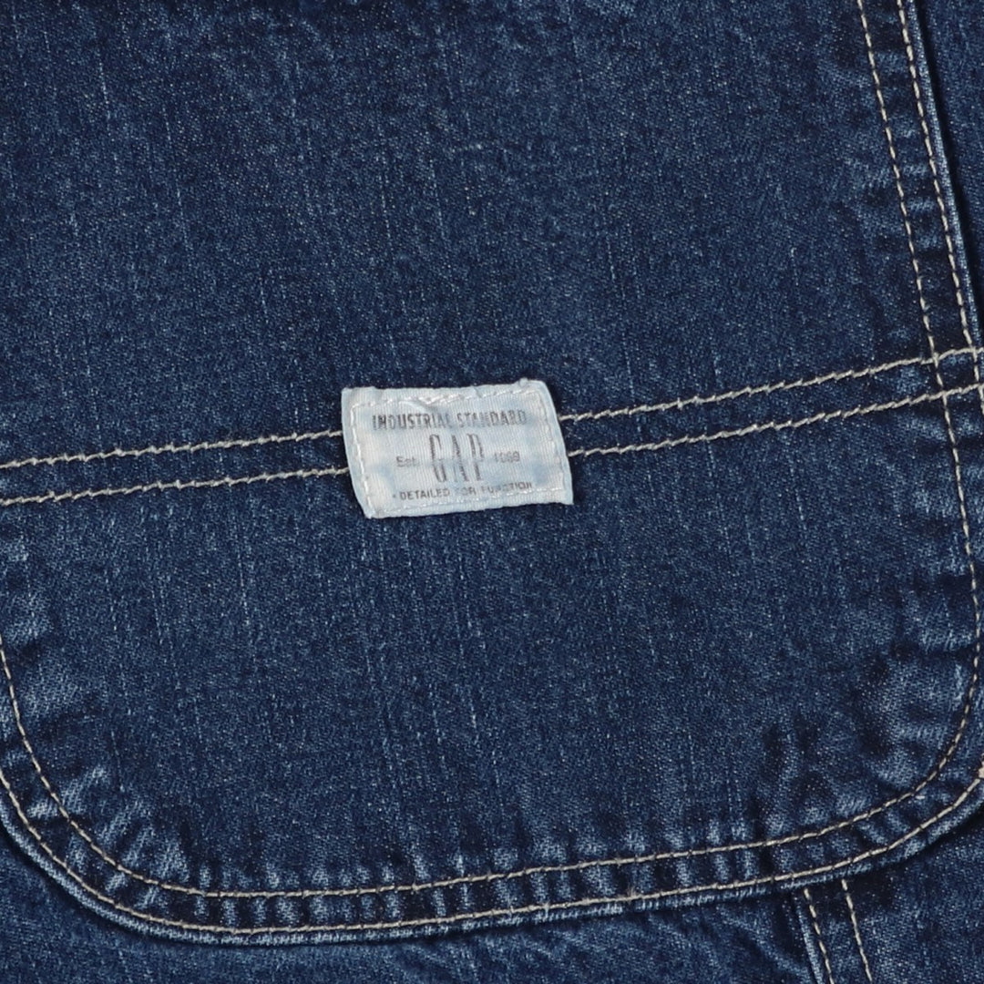 GAP CARPENTER denim painter pants, men's size W32 (approx.) cotton blue type Vintage Second Hand