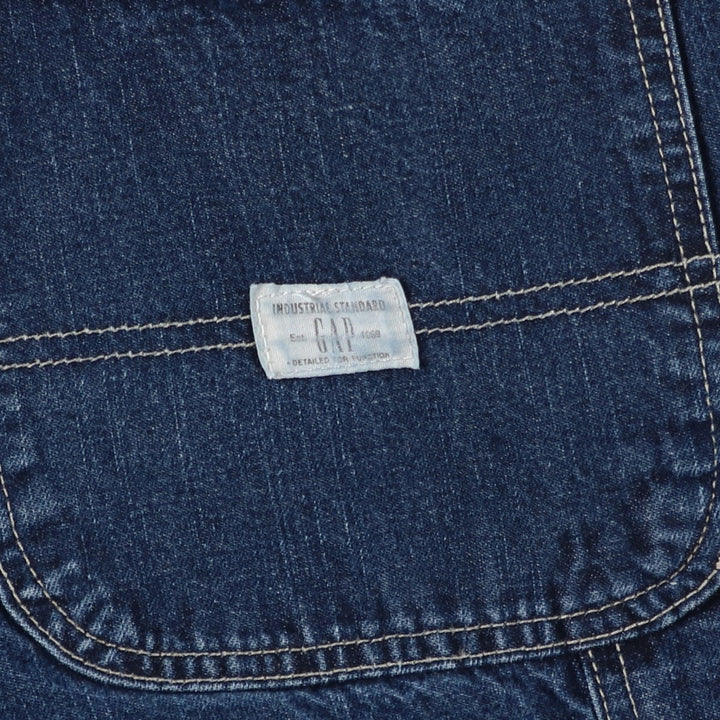 GAP CARPENTER denim painter pants, men's size W32 (approx.) cotton blue type Vintage Second Hand