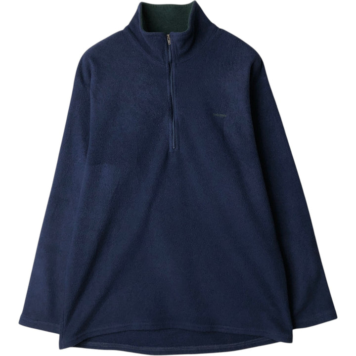 Patagonia CAPILENE 43470 Half-Zip Fleece Pullover (Men's Size L) polyester navy blue type Vintage Second Hand