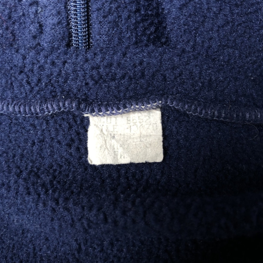 Patagonia CAPILENE 43470 Half-Zip Fleece Pullover (Men's Size L) polyester navy blue type Vintage Second Hand