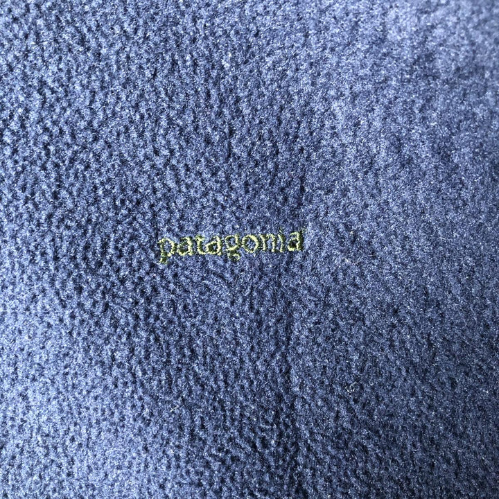 Patagonia CAPILENE 43470 Half-Zip Fleece Pullover (Men's Size L) polyester navy blue type Vintage Second Hand