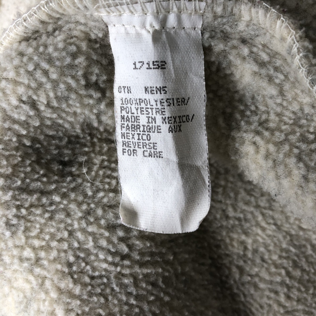 2000'S Woolrich Half-Snap Fleece Pullover, Men's Size L (approx.) polyester ivory Vintage Second Hand