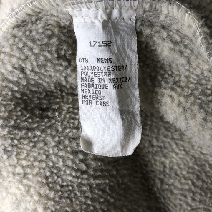 2000'S Woolrich Half-Snap Fleece Pullover, Men's Size L (approx.) polyester ivory Vintage Second Hand
