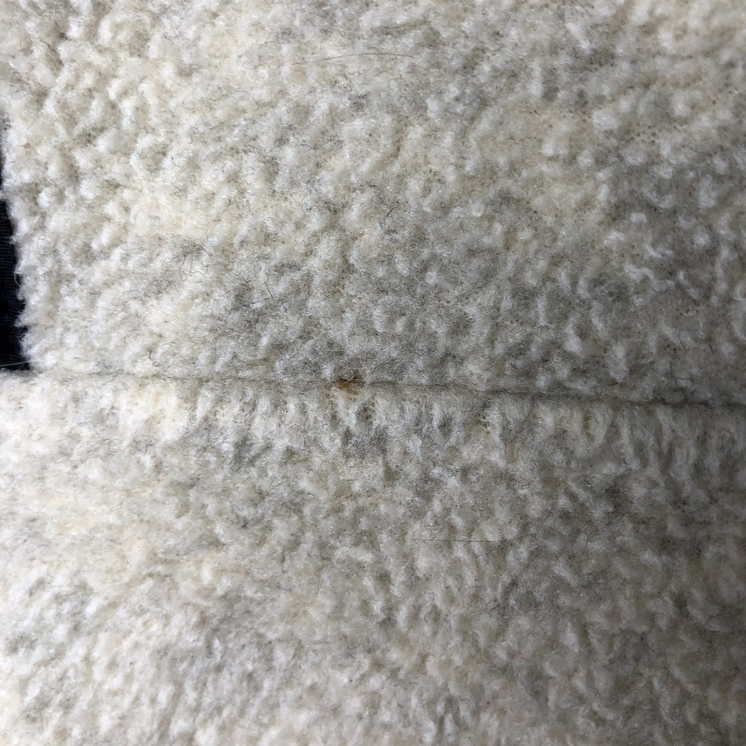 2000'S Woolrich Half-Snap Fleece Pullover, Men's Size L (approx.) polyester ivory Vintage Second Hand