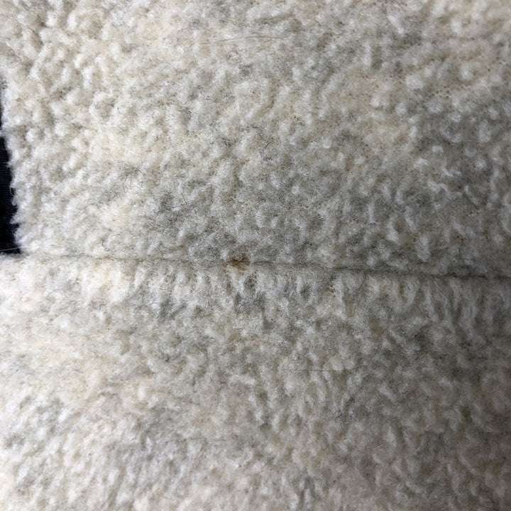 2000'S Woolrich Half-Snap Fleece Pullover, Men's Size L (approx.) polyester ivory Vintage Second Hand