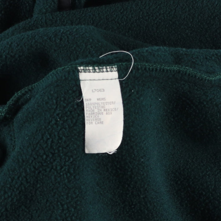 90s-00'S WOOLRICH Half-Snap Fleece Pullover, Men's XL polyester Green type dark green Vintage Second Hand