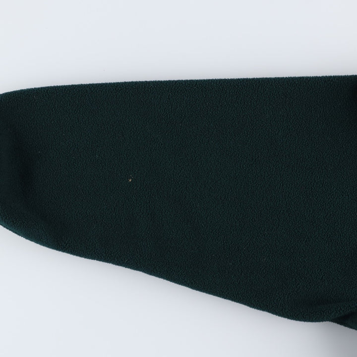 90s-00'S WOOLRICH Half-Snap Fleece Pullover, Men's XL polyester Green type dark green Vintage Second Hand