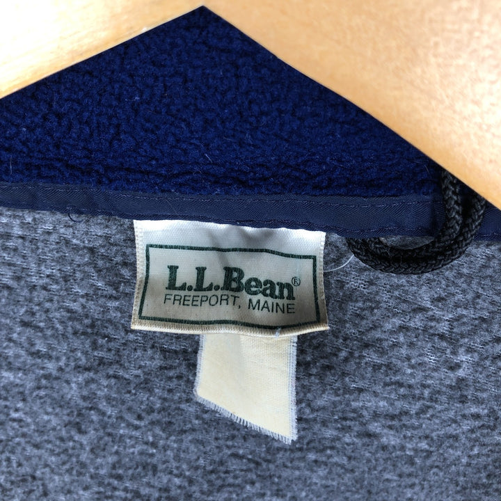 1990'S LL Bean Fleece Jacket, Men's XL, Vintage unclear gray type Vintage Second Hand