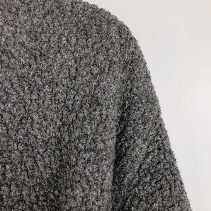1990'S LL Bean Fleece Jacket, Men's XL, Vintage unclear gray type Vintage Second Hand