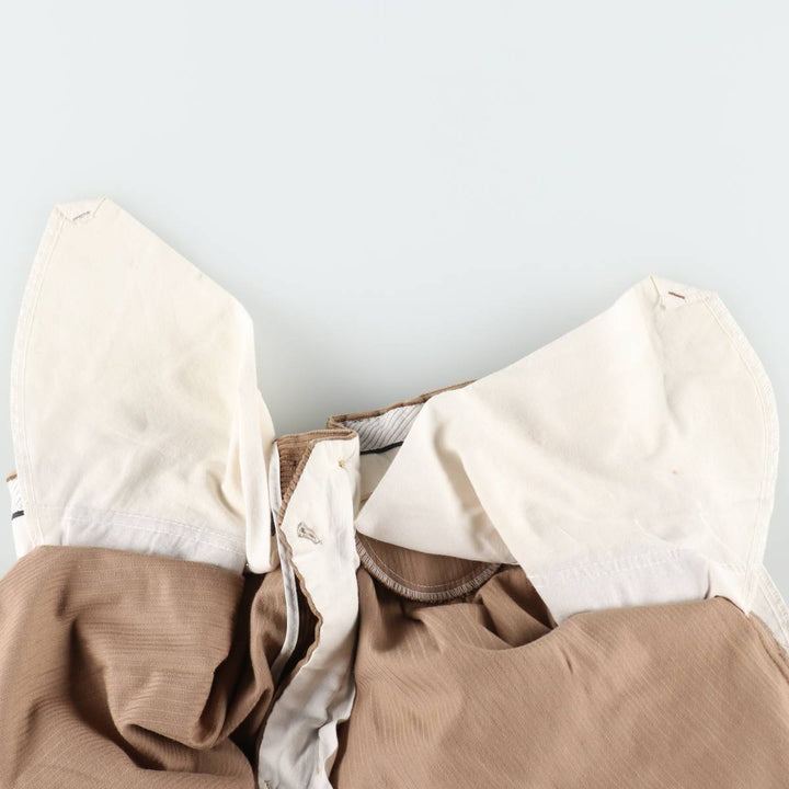 ANTONIO PARDO E HIJOS SA Two-Pleat Corduroy Pants, Men's Size W33 (approx.), Vintage cotton Beige type Vintage Second Hand