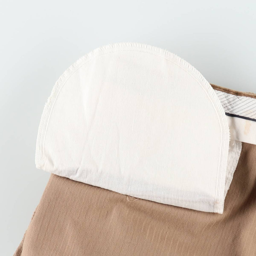 ANTONIO PARDO E HIJOS SA Two-Pleat Corduroy Pants, Men's Size W33 (approx.), Vintage cotton Beige type Vintage Second Hand