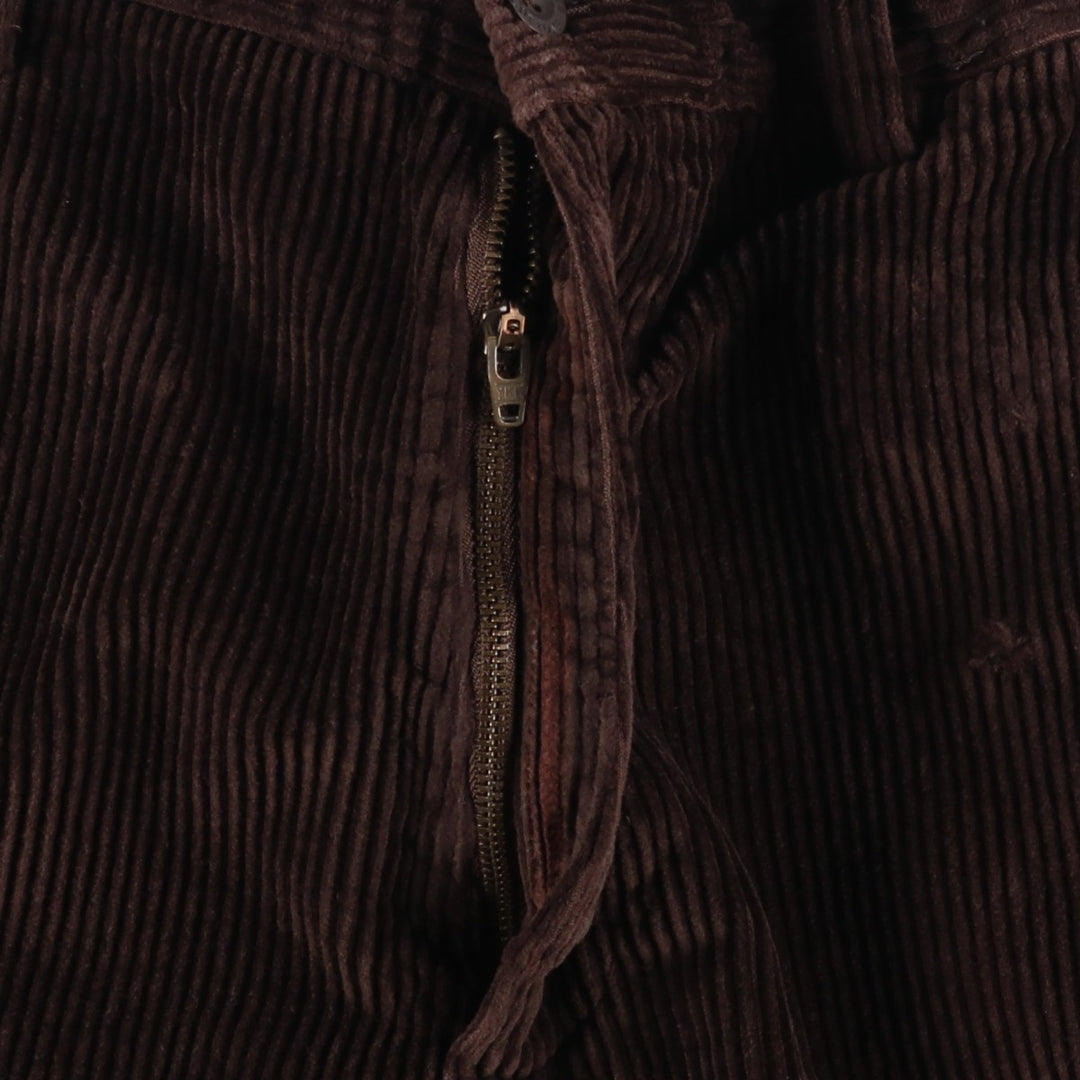 Perry Ellis Cotton Corduroy Pants, Men's Size W34 (approx.) cotton brown type Vintage Second Hand