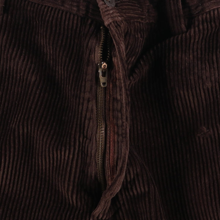 Perry Ellis Cotton Corduroy Pants, Men's Size W34 (approx.) cotton brown type Vintage Second Hand