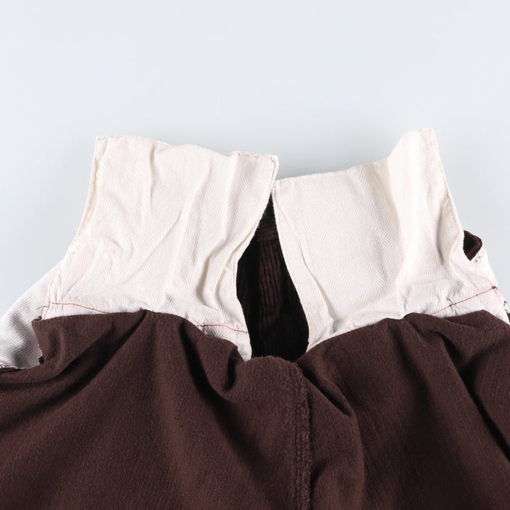 Perry Ellis Cotton Corduroy Pants, Men's Size W34 (approx.) cotton brown type Vintage Second Hand