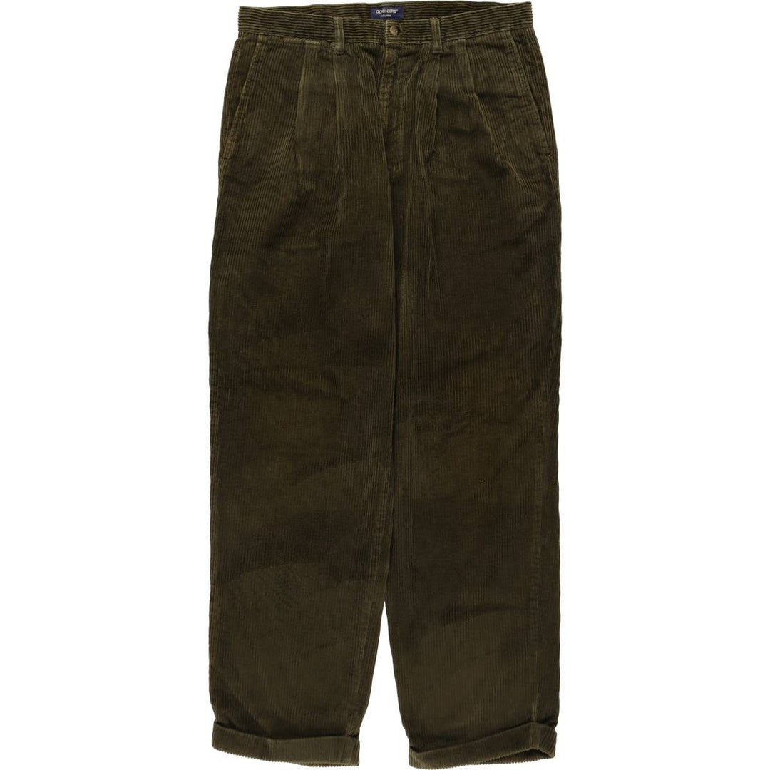 Dockers khakis corduroy pants, men's size W34 (approx.) cotton Khaki type Vintage Second Hand