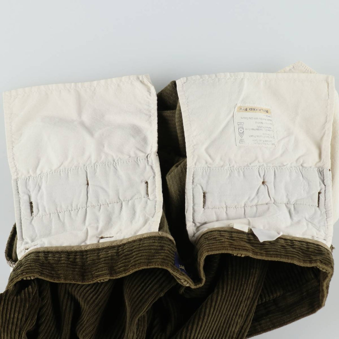 Dockers khakis corduroy pants, men's size W34 (approx.) cotton Khaki type Vintage Second Hand