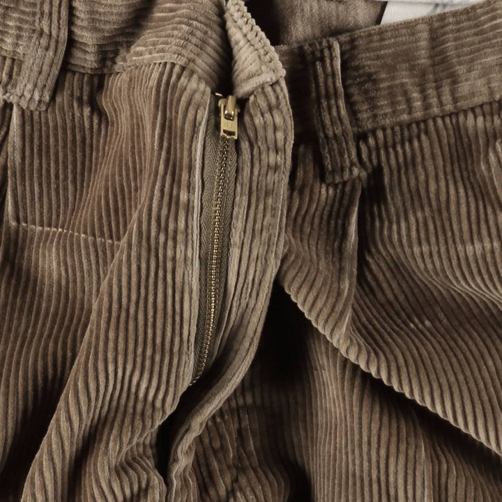 St. Bernard wide-wale corduroy pants, men's size W36 (approx.) cotton brown type Vintage Second Hand