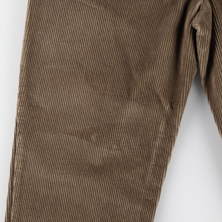 St. Bernard wide-wale corduroy pants, men's size W36 (approx.) cotton brown type Vintage Second Hand