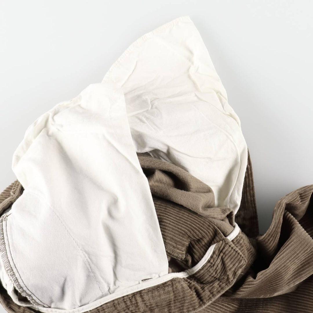 St. Bernard wide-wale corduroy pants, men's size W36 (approx.) cotton brown type Vintage Second Hand