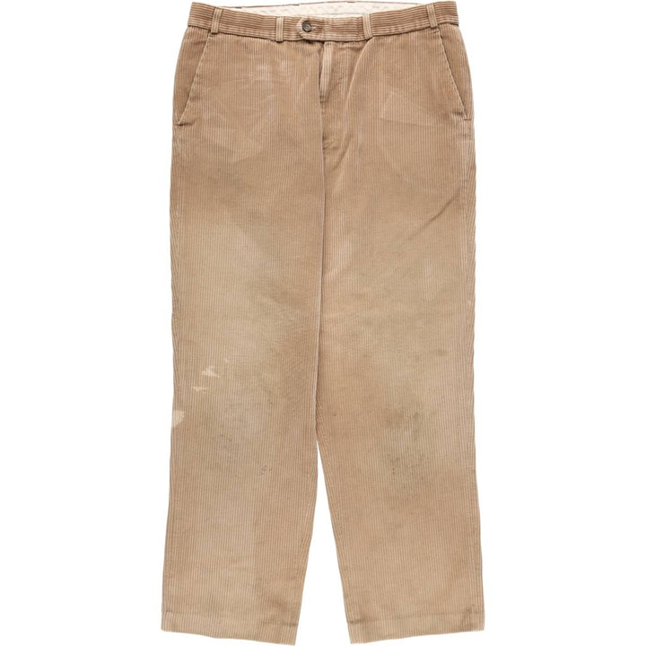 Marks & Spencer wide-wale corduroy pants, made in England, men's size W36 (approx.) cotton Beige type Vintage Second Hand