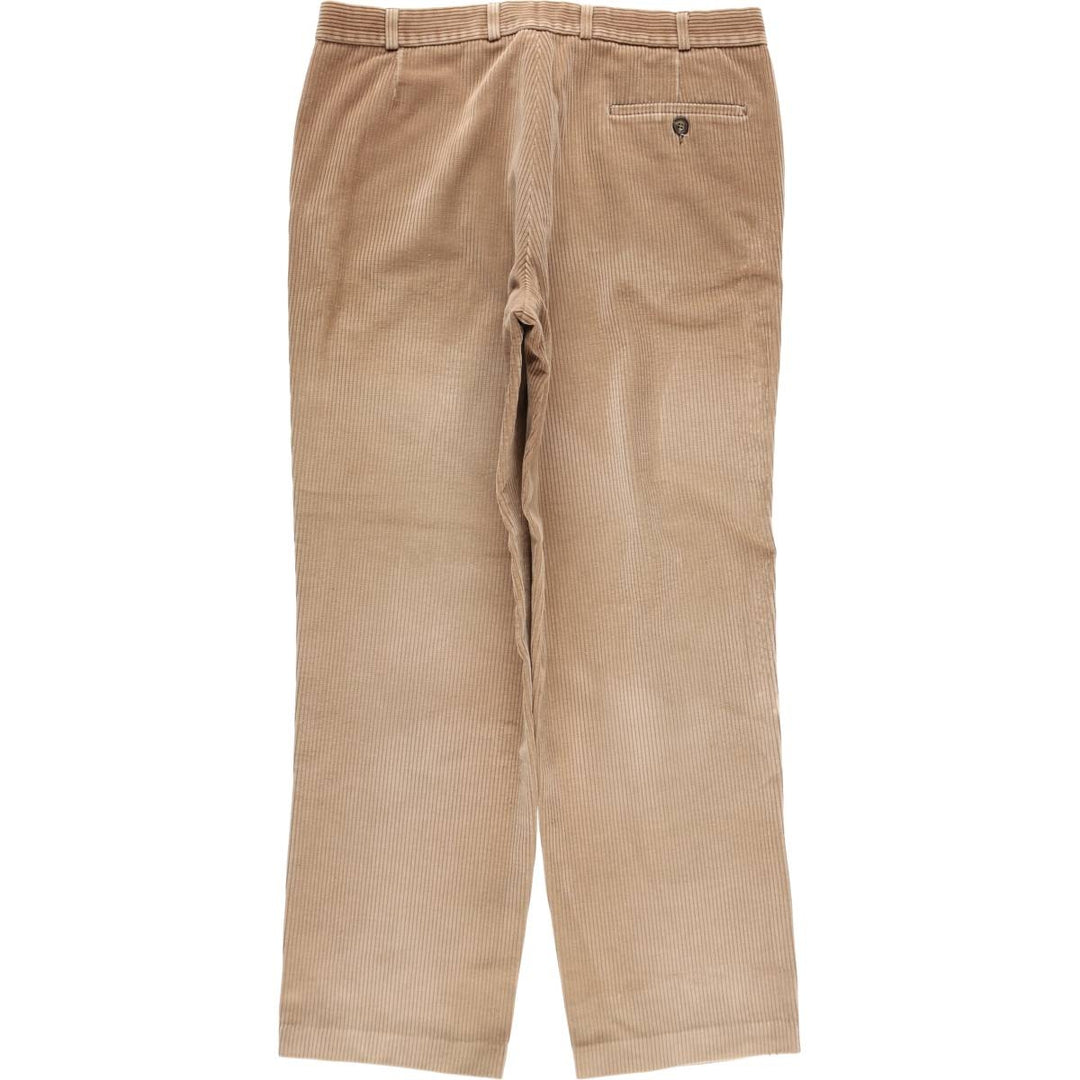 Marks & Spencer wide-wale corduroy pants, made in England, men's size W36 (approx.) cotton Beige type Vintage Second Hand