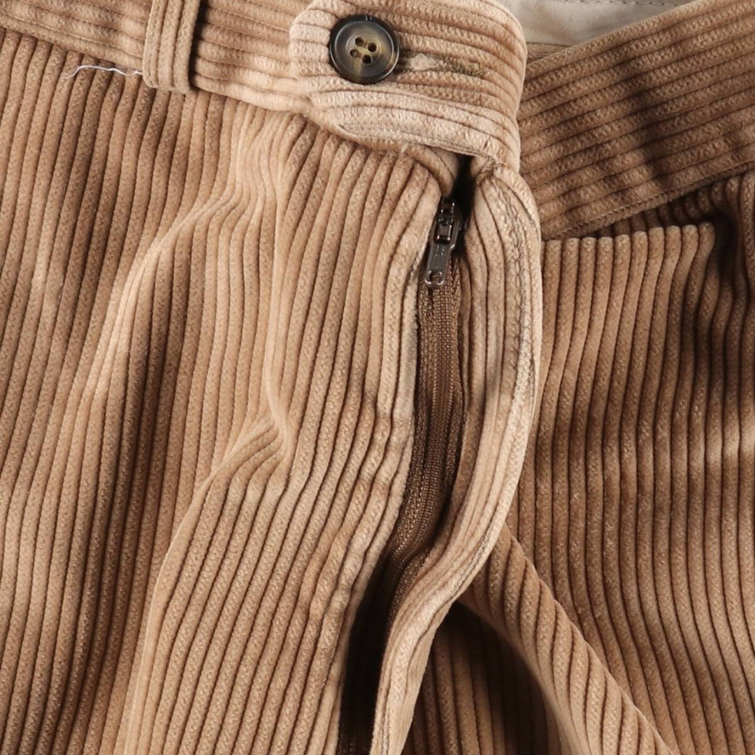 Marks & Spencer wide-wale corduroy pants, made in England, men's size W36 (approx.) cotton Beige type Vintage Second Hand