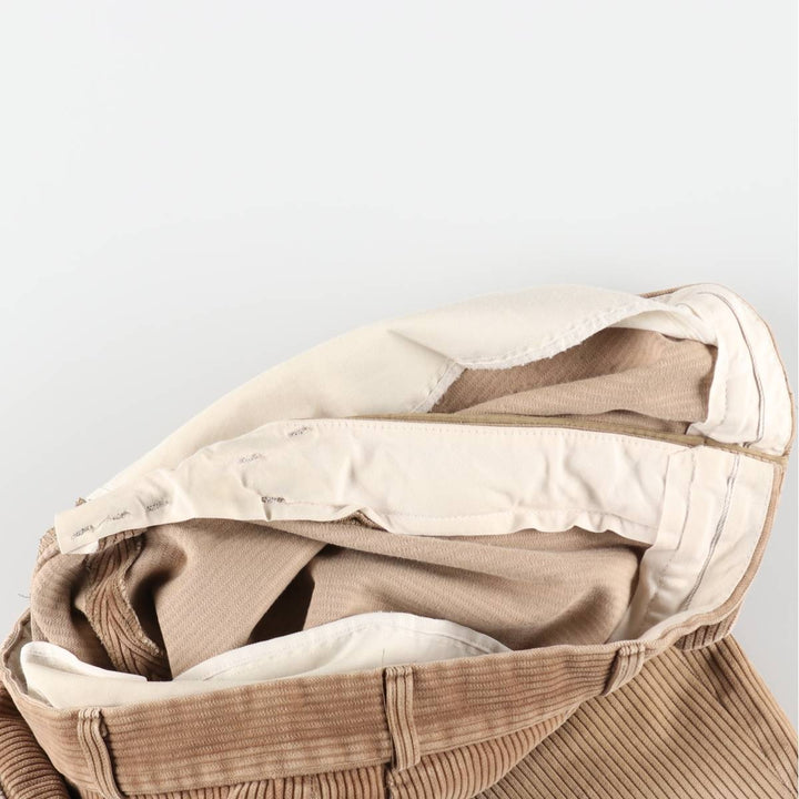 Marks & Spencer wide-wale corduroy pants, made in England, men's size W36 (approx.) cotton Beige type Vintage Second Hand