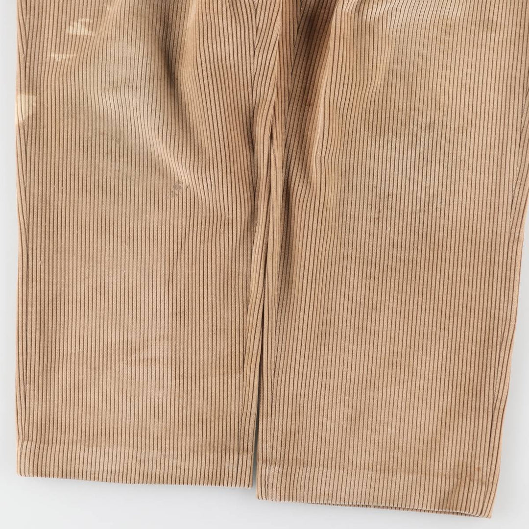 Marks & Spencer wide-wale corduroy pants, made in England, men's size W36 (approx.) cotton Beige type Vintage Second Hand