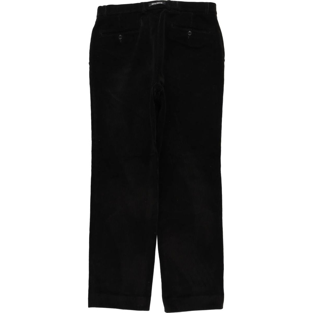 BRUNO SAINT HILAIRE Corduroy Pants Men's Size 34 unclear black type Vintage Second Hand