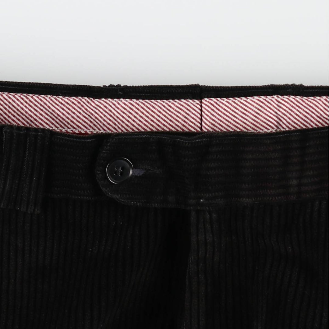 BRUNO SAINT HILAIRE Corduroy Pants Men's Size 34 unclear black type Vintage Second Hand