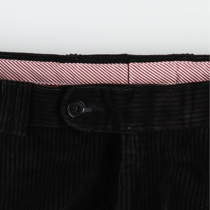 BRUNO SAINT HILAIRE Corduroy Pants Men's Size 34 unclear black type Vintage Second Hand