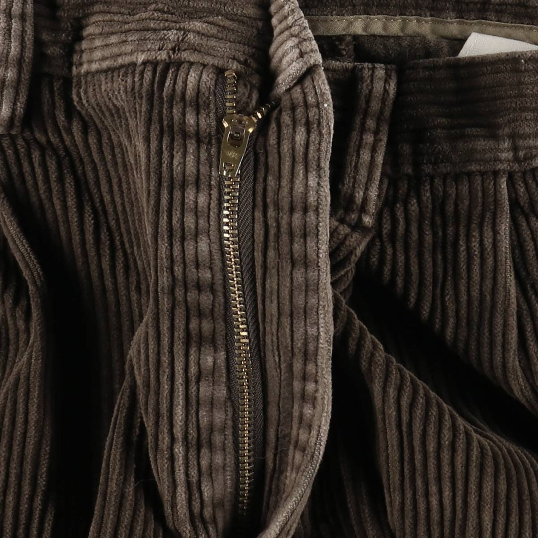 90'S Dockers khakis two-pleat corduroy pants, men's size W34 equivalent, vintage. cotton brown type Vintage Second Hand