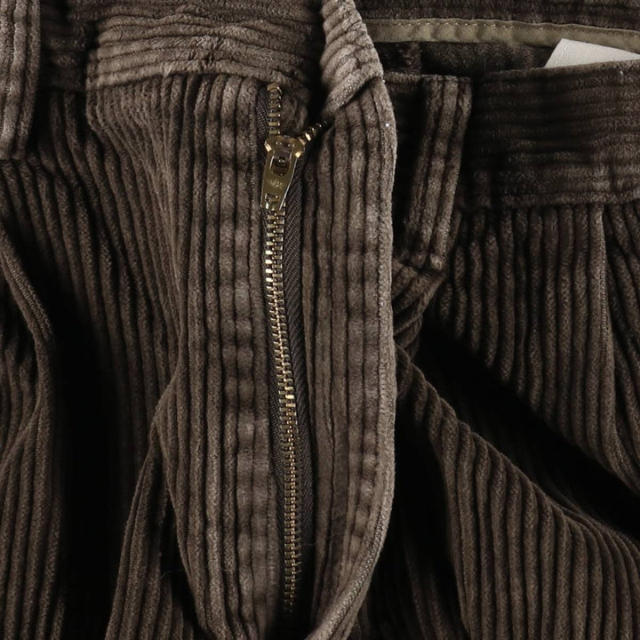 90'S Dockers khakis two-pleat corduroy pants, men's size W34 equivalent, vintage. cotton brown type Vintage Second Hand
