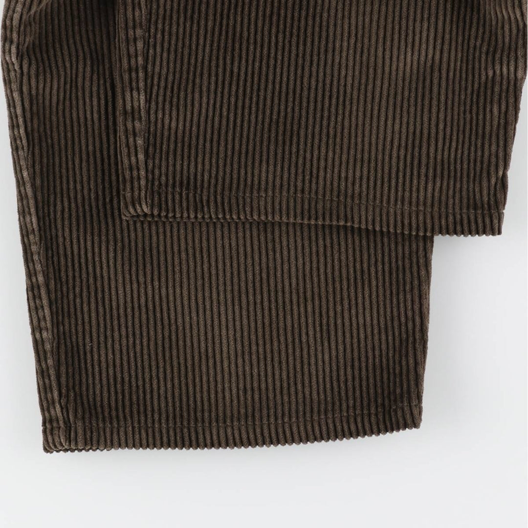 90'S Dockers khakis two-pleat corduroy pants, men's size W34 equivalent, vintage. cotton brown type Vintage Second Hand