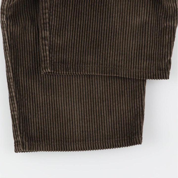 90'S Dockers khakis two-pleat corduroy pants, men's size W34 equivalent, vintage. cotton brown type Vintage Second Hand