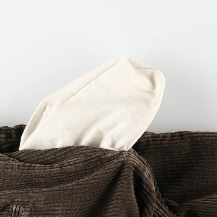 90'S Dockers khakis two-pleat corduroy pants, men's size W34 equivalent, vintage. cotton brown type Vintage Second Hand