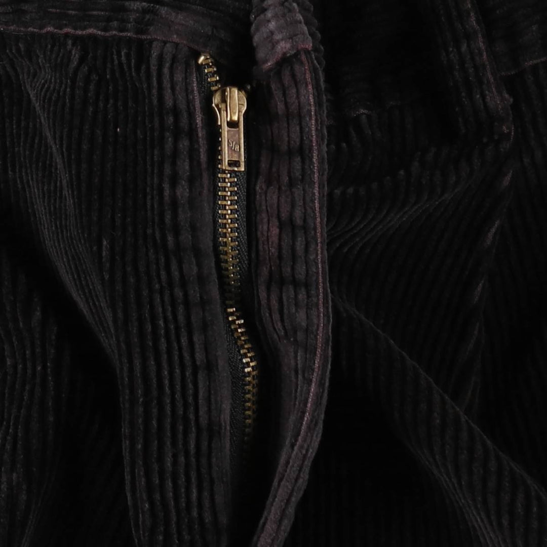 St. John's Bay two-pleat corduroy pants, men's size W36 (approx.) cotton black type Vintage Second Hand