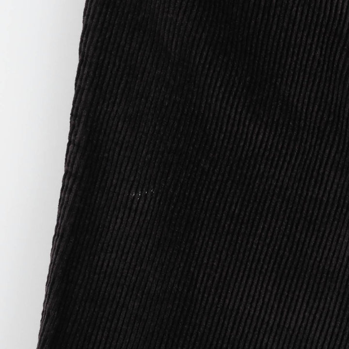 St. John's Bay two-pleat corduroy pants, men's size W36 (approx.) cotton black type Vintage Second Hand