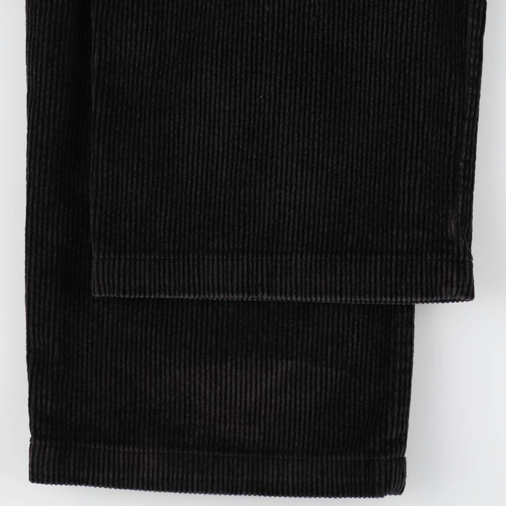 St. John's Bay two-pleat corduroy pants, men's size W36 (approx.) cotton black type Vintage Second Hand