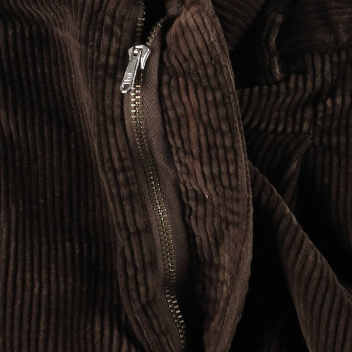 PULL and BEAR Two-Pleat Corduroy Pants, Men's Size W34 (approx.), Vintage unclear brown type Vintage Second Hand