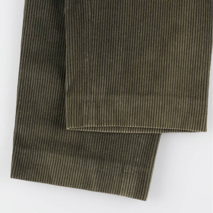 MARKS AND SPENCER ST MICHAEL Corduroy Pants, Made in England, Men's, Size W36 cotton Green type dark green Vintage Second Hand