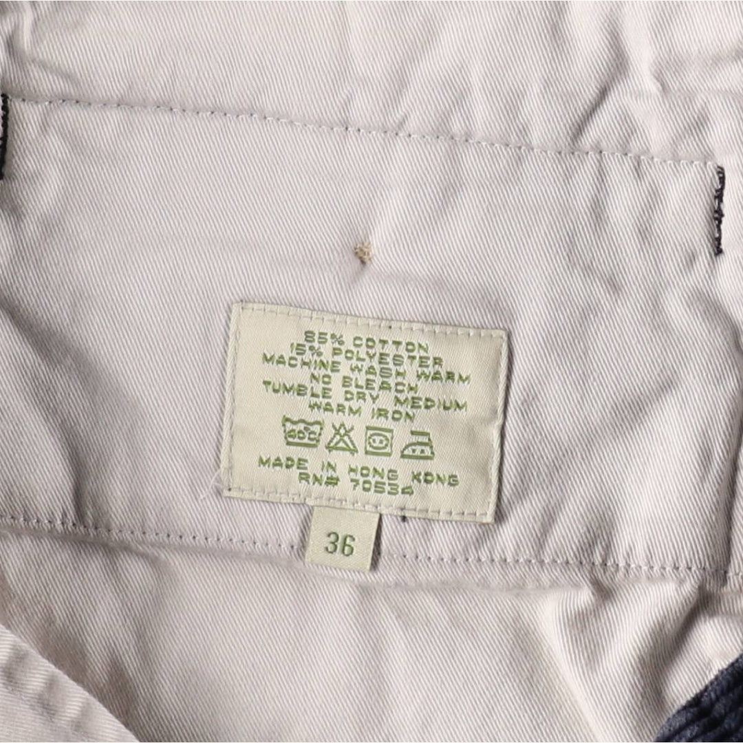 2000'S Orvis Two-pleat Corduroy Pants, Men's, Size W36 cotton navy blue type Vintage Second Hand