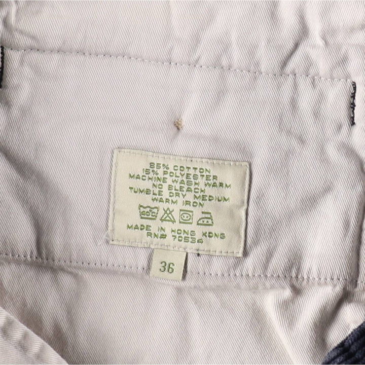 2000'S Orvis Two-pleat Corduroy Pants, Men's, Size W36 cotton navy blue type Vintage Second Hand