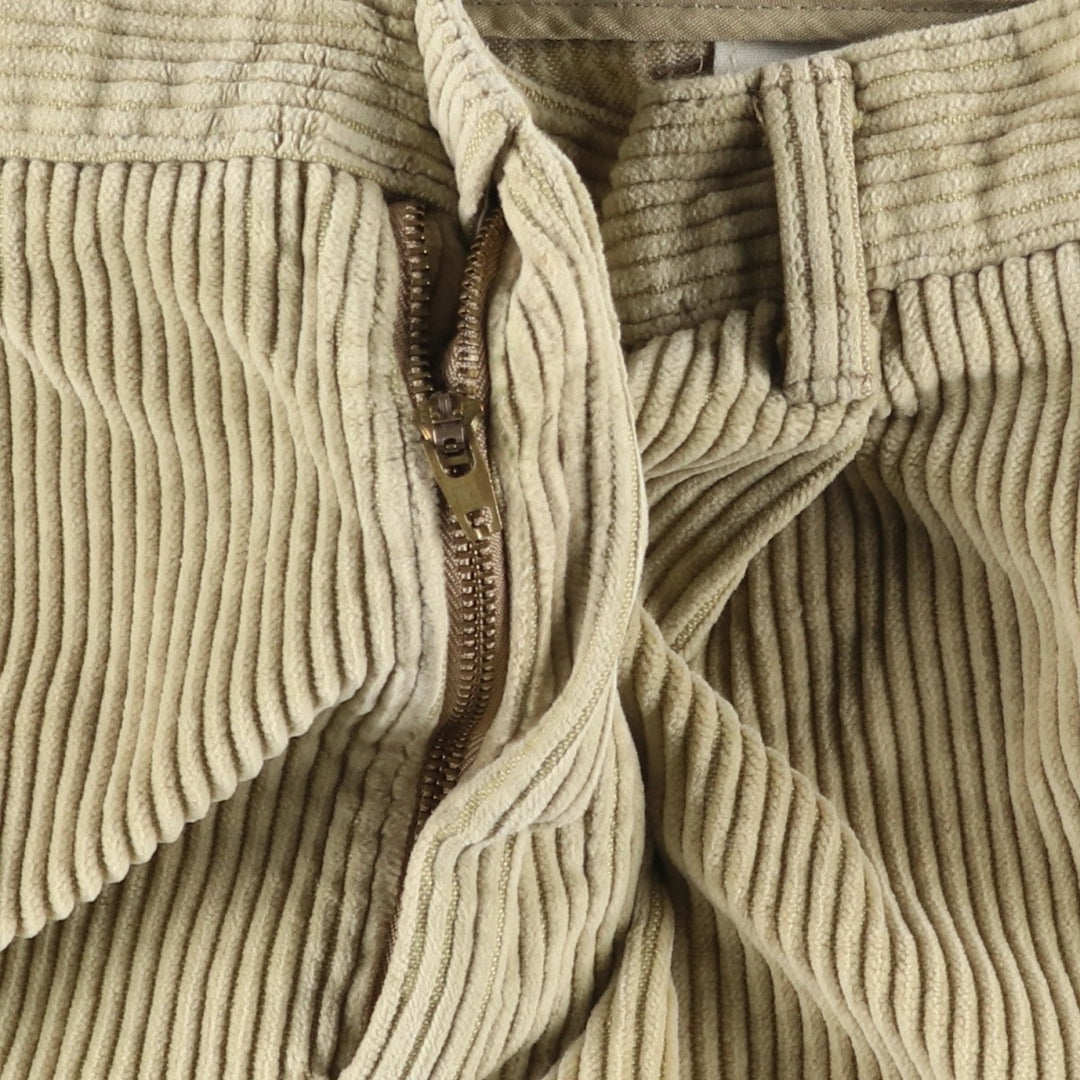 Dockers khakis two-pleat wide-wale corduroy pants, men's size W35 (approx.) unclear Beige type Vintage Second Hand