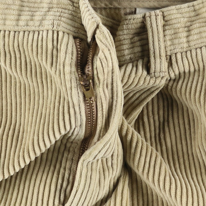 Dockers khakis two-pleat wide-wale corduroy pants, men's size W35 (approx.) unclear Beige type Vintage Second Hand