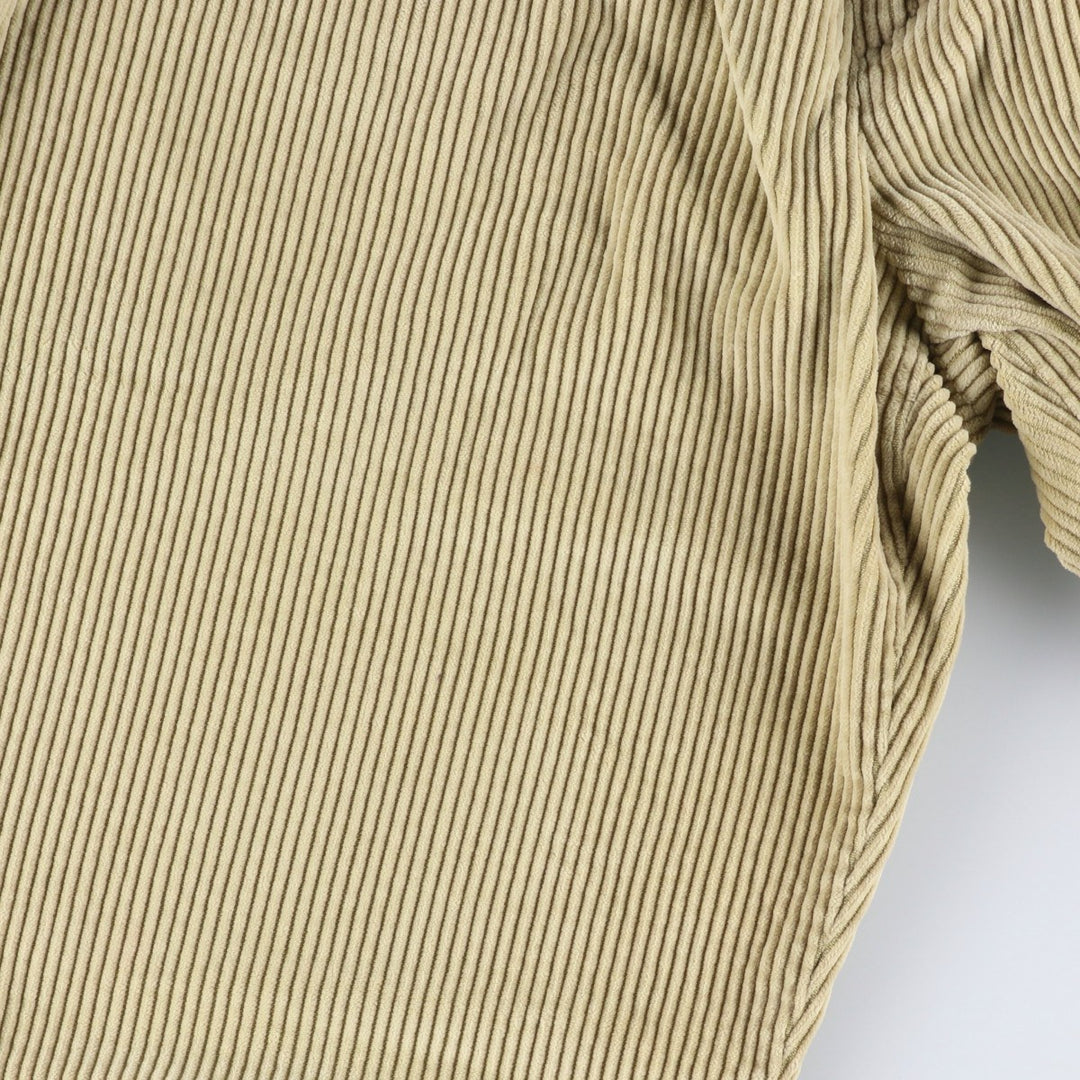 Dockers khakis two-pleat wide-wale corduroy pants, men's size W35 (approx.) unclear Beige type Vintage Second Hand