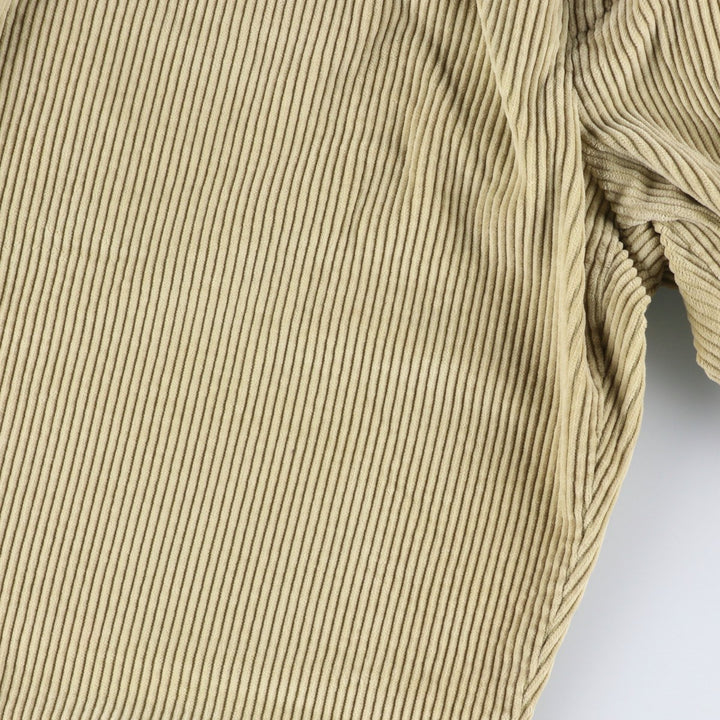 Dockers khakis two-pleat wide-wale corduroy pants, men's size W35 (approx.) unclear Beige type Vintage Second Hand
