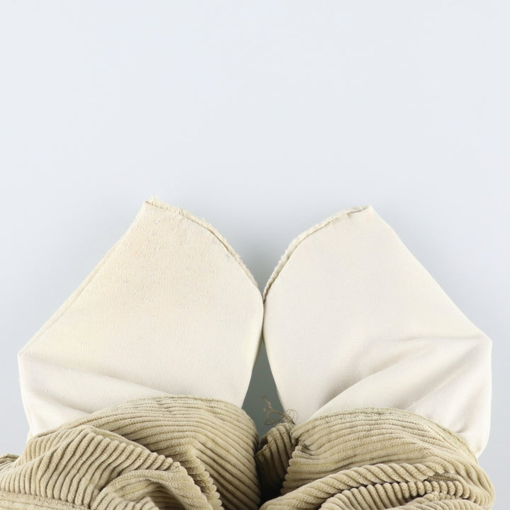 Dockers khakis two-pleat wide-wale corduroy pants, men's size W35 (approx.) unclear Beige type Vintage Second Hand